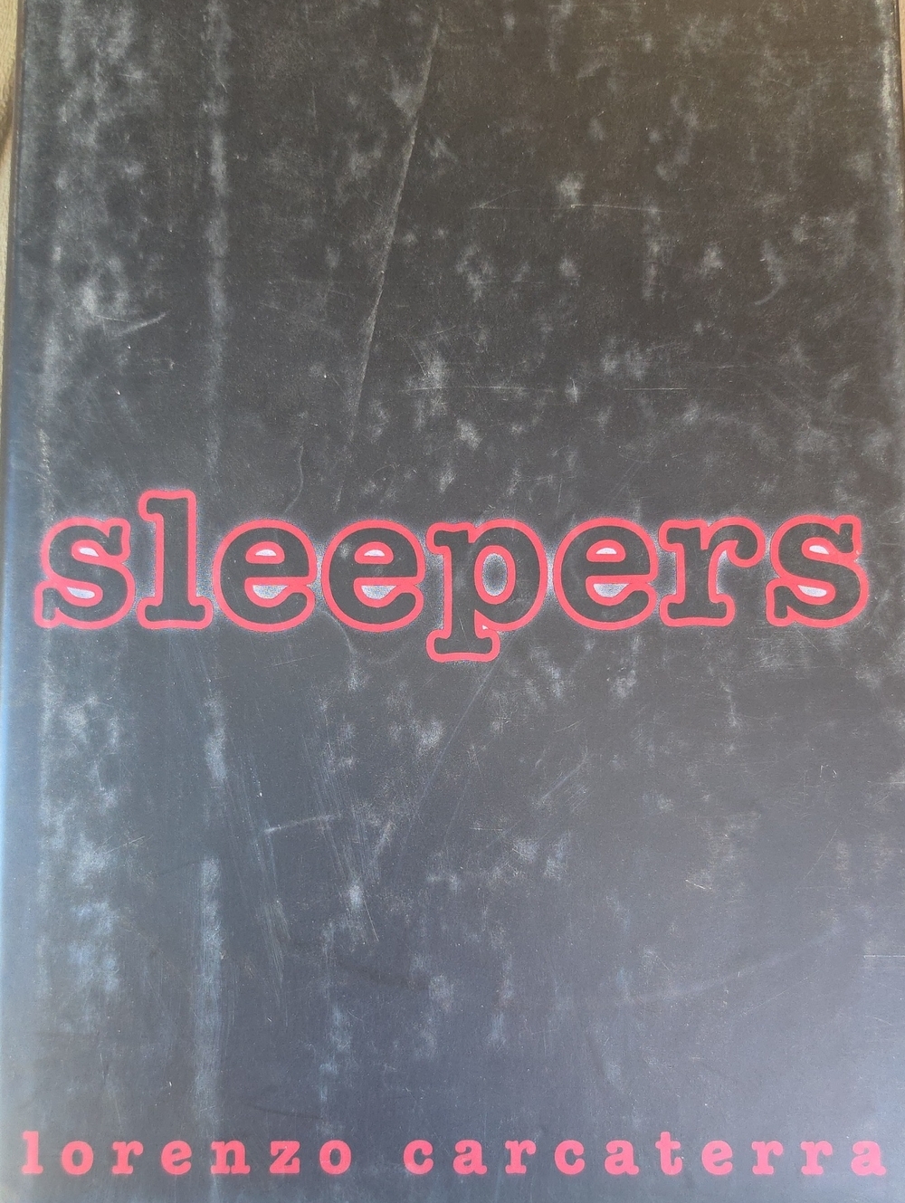Sleepers Decorative Coffee Table Book - Black with Pink Typography